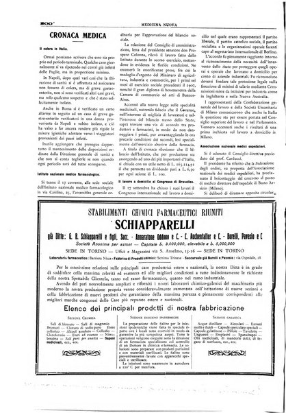 Medicina nuova periodico settimanale di scienze mediche, giurisprudenza sanitaria, medicina sociale e interessi delle classi sanitarie