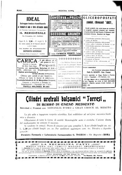 Medicina nuova periodico settimanale di scienze mediche, giurisprudenza sanitaria, medicina sociale e interessi delle classi sanitarie