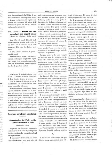 Medicina nuova periodico settimanale di scienze mediche, giurisprudenza sanitaria, medicina sociale e interessi delle classi sanitarie