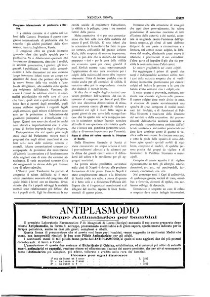 Medicina nuova periodico settimanale di scienze mediche, giurisprudenza sanitaria, medicina sociale e interessi delle classi sanitarie