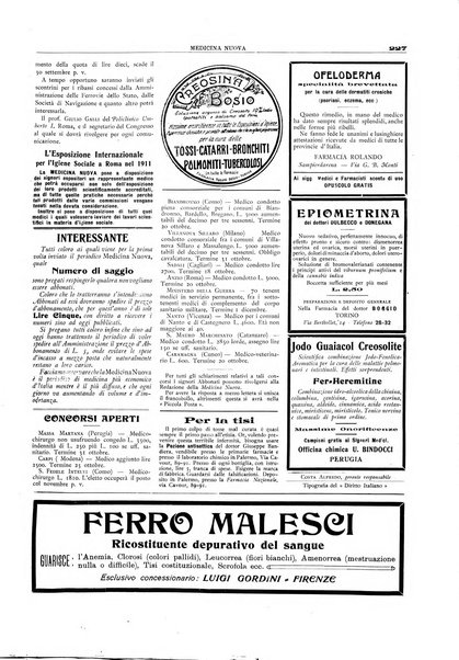 Medicina nuova periodico settimanale di scienze mediche, giurisprudenza sanitaria, medicina sociale e interessi delle classi sanitarie