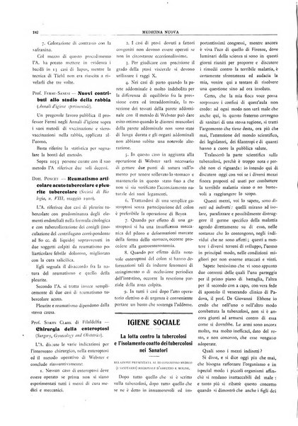 Medicina nuova periodico settimanale di scienze mediche, giurisprudenza sanitaria, medicina sociale e interessi delle classi sanitarie