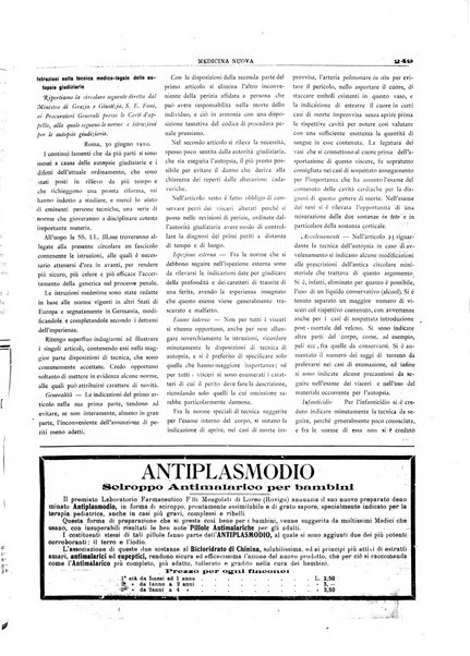 Medicina nuova periodico settimanale di scienze mediche, giurisprudenza sanitaria, medicina sociale e interessi delle classi sanitarie