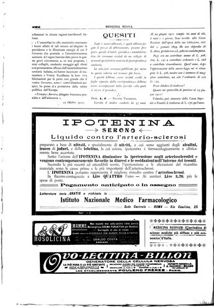 Medicina nuova periodico settimanale di scienze mediche, giurisprudenza sanitaria, medicina sociale e interessi delle classi sanitarie