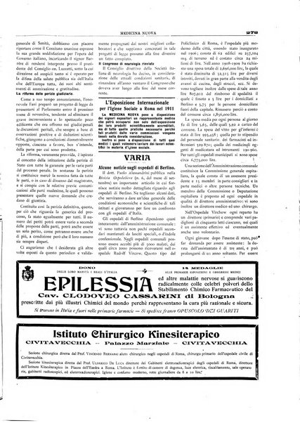 Medicina nuova periodico settimanale di scienze mediche, giurisprudenza sanitaria, medicina sociale e interessi delle classi sanitarie