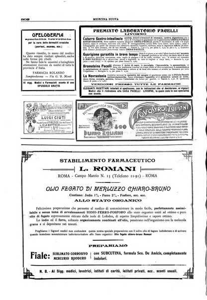 Medicina nuova periodico settimanale di scienze mediche, giurisprudenza sanitaria, medicina sociale e interessi delle classi sanitarie