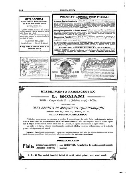 Medicina nuova periodico settimanale di scienze mediche, giurisprudenza sanitaria, medicina sociale e interessi delle classi sanitarie