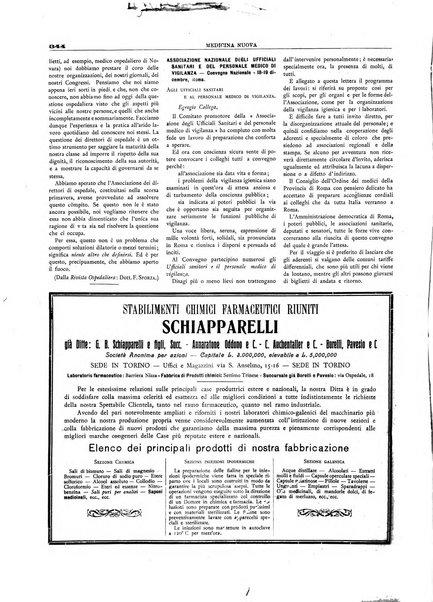 Medicina nuova periodico settimanale di scienze mediche, giurisprudenza sanitaria, medicina sociale e interessi delle classi sanitarie