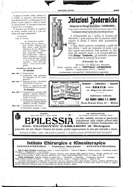 Medicina nuova periodico settimanale di scienze mediche, giurisprudenza sanitaria, medicina sociale e interessi delle classi sanitarie