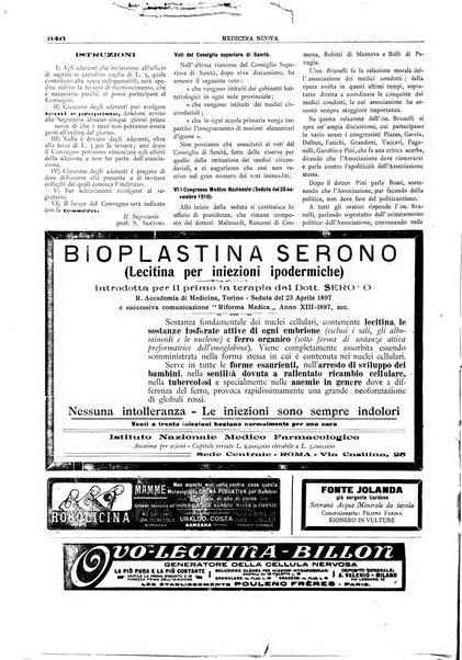 Medicina nuova periodico settimanale di scienze mediche, giurisprudenza sanitaria, medicina sociale e interessi delle classi sanitarie