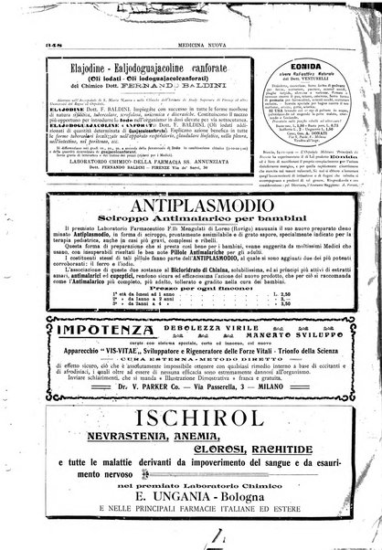 Medicina nuova periodico settimanale di scienze mediche, giurisprudenza sanitaria, medicina sociale e interessi delle classi sanitarie