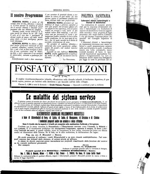 Medicina nuova periodico settimanale di scienze mediche, giurisprudenza sanitaria, medicina sociale e interessi delle classi sanitarie