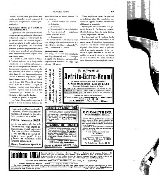 Medicina nuova periodico settimanale di scienze mediche, giurisprudenza sanitaria, medicina sociale e interessi delle classi sanitarie