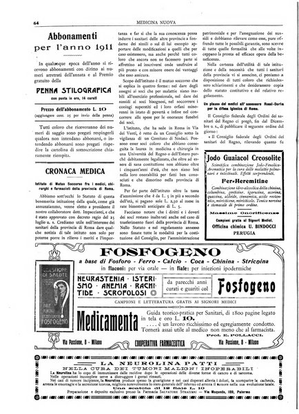 Medicina nuova periodico settimanale di scienze mediche, giurisprudenza sanitaria, medicina sociale e interessi delle classi sanitarie