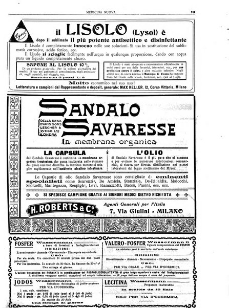 Medicina nuova periodico settimanale di scienze mediche, giurisprudenza sanitaria, medicina sociale e interessi delle classi sanitarie