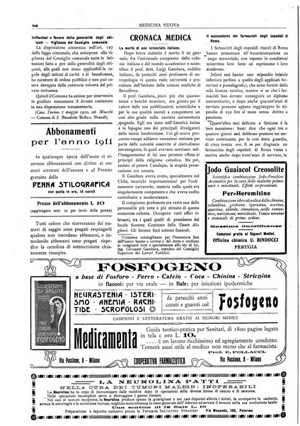 Medicina nuova periodico settimanale di scienze mediche, giurisprudenza sanitaria, medicina sociale e interessi delle classi sanitarie