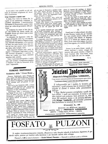 Medicina nuova periodico settimanale di scienze mediche, giurisprudenza sanitaria, medicina sociale e interessi delle classi sanitarie