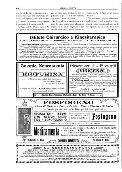 Medicina nuova periodico settimanale di scienze mediche, giurisprudenza sanitaria, medicina sociale e interessi delle classi sanitarie