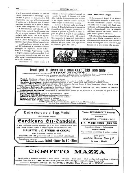 Medicina nuova periodico settimanale di scienze mediche, giurisprudenza sanitaria, medicina sociale e interessi delle classi sanitarie