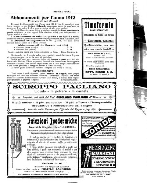 Medicina nuova periodico settimanale di scienze mediche, giurisprudenza sanitaria, medicina sociale e interessi delle classi sanitarie