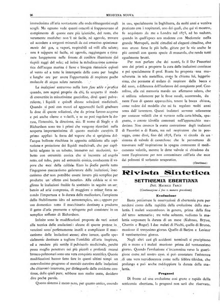 Medicina nuova periodico settimanale di scienze mediche, giurisprudenza sanitaria, medicina sociale e interessi delle classi sanitarie