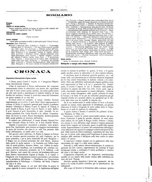 Medicina nuova periodico settimanale di scienze mediche, giurisprudenza sanitaria, medicina sociale e interessi delle classi sanitarie