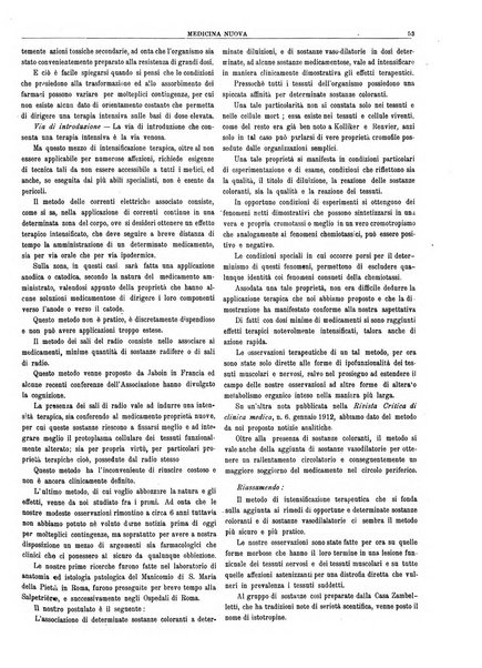 Medicina nuova periodico settimanale di scienze mediche, giurisprudenza sanitaria, medicina sociale e interessi delle classi sanitarie