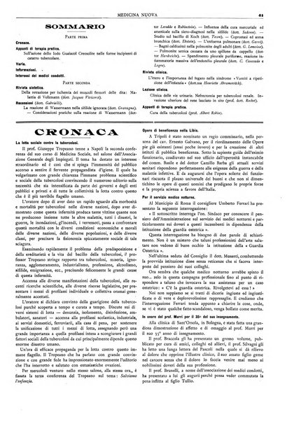 Medicina nuova periodico settimanale di scienze mediche, giurisprudenza sanitaria, medicina sociale e interessi delle classi sanitarie