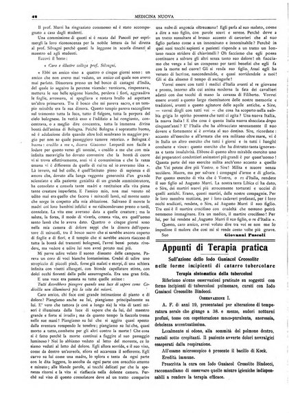 Medicina nuova periodico settimanale di scienze mediche, giurisprudenza sanitaria, medicina sociale e interessi delle classi sanitarie