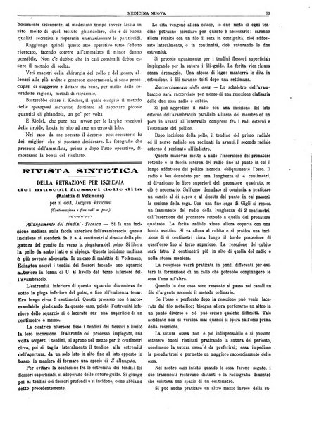 Medicina nuova periodico settimanale di scienze mediche, giurisprudenza sanitaria, medicina sociale e interessi delle classi sanitarie