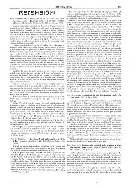 Medicina nuova periodico settimanale di scienze mediche, giurisprudenza sanitaria, medicina sociale e interessi delle classi sanitarie