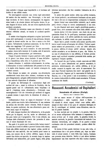 Medicina nuova periodico settimanale di scienze mediche, giurisprudenza sanitaria, medicina sociale e interessi delle classi sanitarie