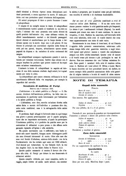 Medicina nuova periodico settimanale di scienze mediche, giurisprudenza sanitaria, medicina sociale e interessi delle classi sanitarie