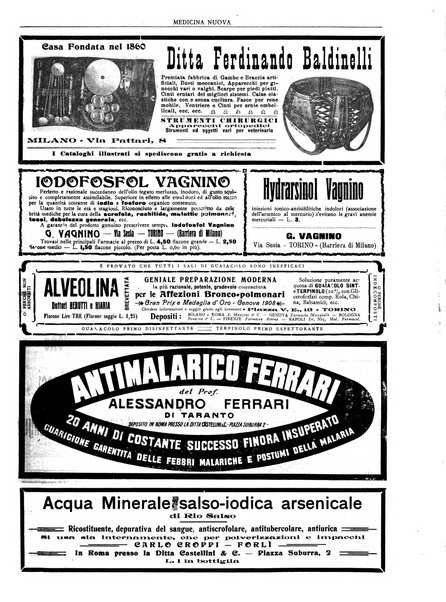 Medicina nuova periodico settimanale di scienze mediche, giurisprudenza sanitaria, medicina sociale e interessi delle classi sanitarie