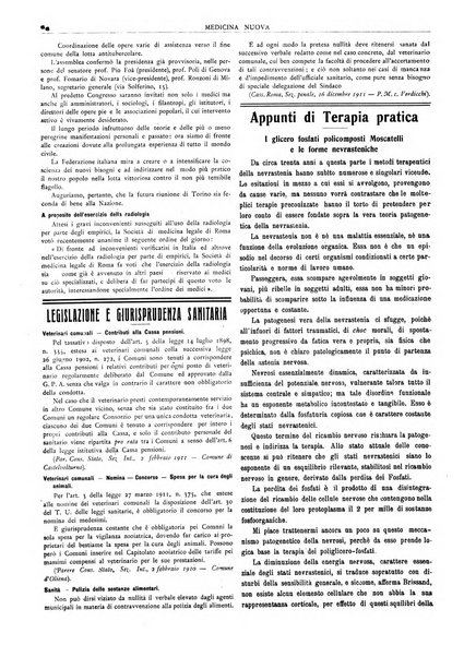 Medicina nuova periodico settimanale di scienze mediche, giurisprudenza sanitaria, medicina sociale e interessi delle classi sanitarie