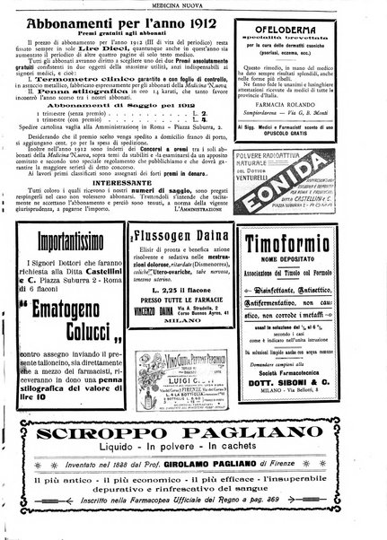 Medicina nuova periodico settimanale di scienze mediche, giurisprudenza sanitaria, medicina sociale e interessi delle classi sanitarie