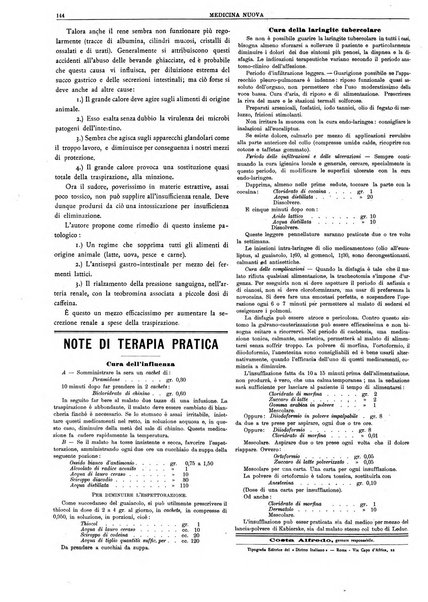 Medicina nuova periodico settimanale di scienze mediche, giurisprudenza sanitaria, medicina sociale e interessi delle classi sanitarie