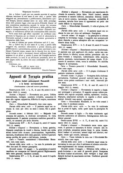 Medicina nuova periodico settimanale di scienze mediche, giurisprudenza sanitaria, medicina sociale e interessi delle classi sanitarie