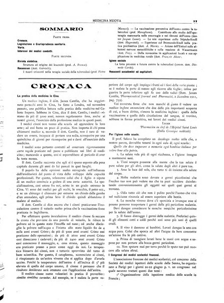 Medicina nuova periodico settimanale di scienze mediche, giurisprudenza sanitaria, medicina sociale e interessi delle classi sanitarie