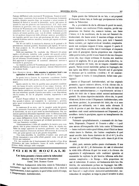 Medicina nuova periodico settimanale di scienze mediche, giurisprudenza sanitaria, medicina sociale e interessi delle classi sanitarie