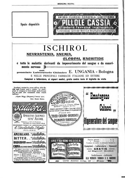 Medicina nuova periodico settimanale di scienze mediche, giurisprudenza sanitaria, medicina sociale e interessi delle classi sanitarie