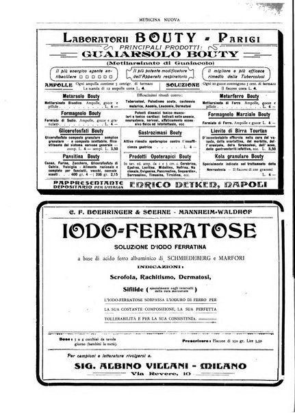 Medicina nuova periodico settimanale di scienze mediche, giurisprudenza sanitaria, medicina sociale e interessi delle classi sanitarie