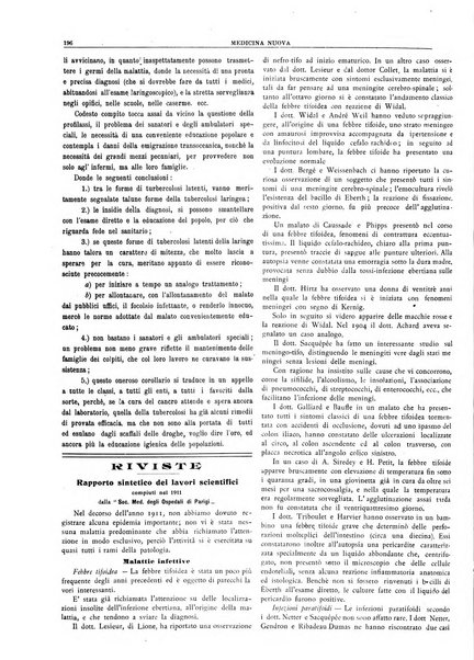 Medicina nuova periodico settimanale di scienze mediche, giurisprudenza sanitaria, medicina sociale e interessi delle classi sanitarie