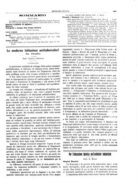 Medicina nuova periodico settimanale di scienze mediche, giurisprudenza sanitaria, medicina sociale e interessi delle classi sanitarie