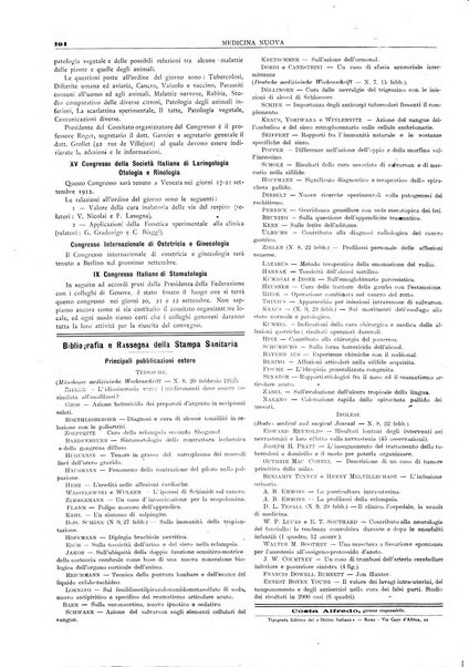 Medicina nuova periodico settimanale di scienze mediche, giurisprudenza sanitaria, medicina sociale e interessi delle classi sanitarie