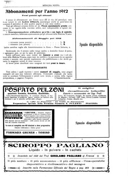 Medicina nuova periodico settimanale di scienze mediche, giurisprudenza sanitaria, medicina sociale e interessi delle classi sanitarie