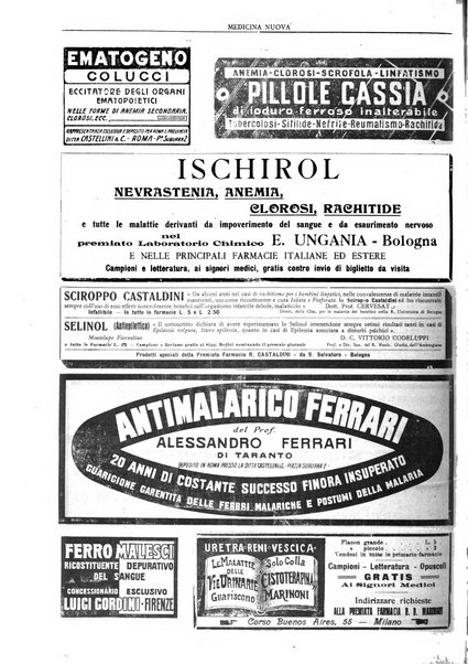 Medicina nuova periodico settimanale di scienze mediche, giurisprudenza sanitaria, medicina sociale e interessi delle classi sanitarie