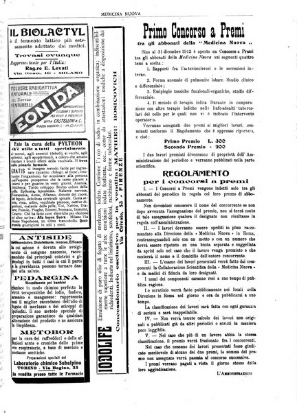 Medicina nuova periodico settimanale di scienze mediche, giurisprudenza sanitaria, medicina sociale e interessi delle classi sanitarie