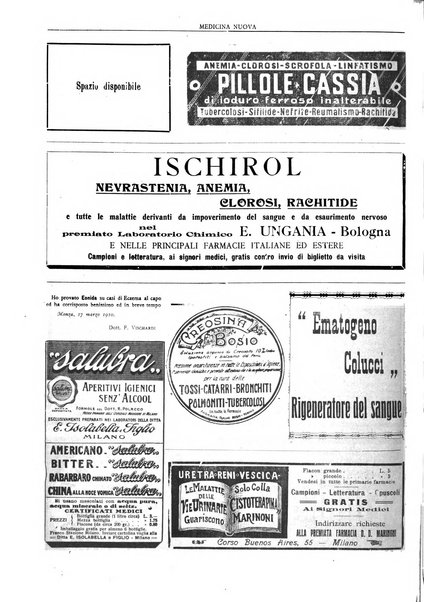 Medicina nuova periodico settimanale di scienze mediche, giurisprudenza sanitaria, medicina sociale e interessi delle classi sanitarie