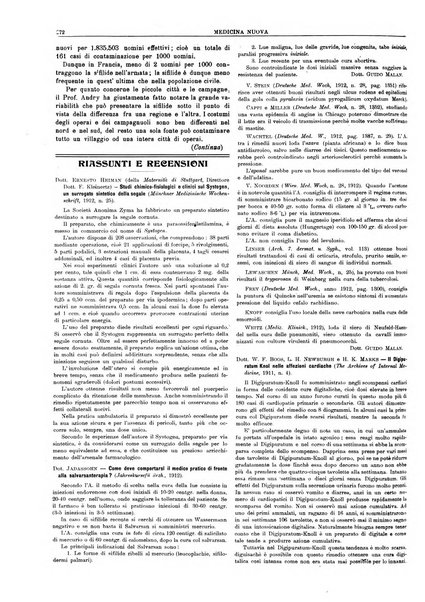 Medicina nuova periodico settimanale di scienze mediche, giurisprudenza sanitaria, medicina sociale e interessi delle classi sanitarie